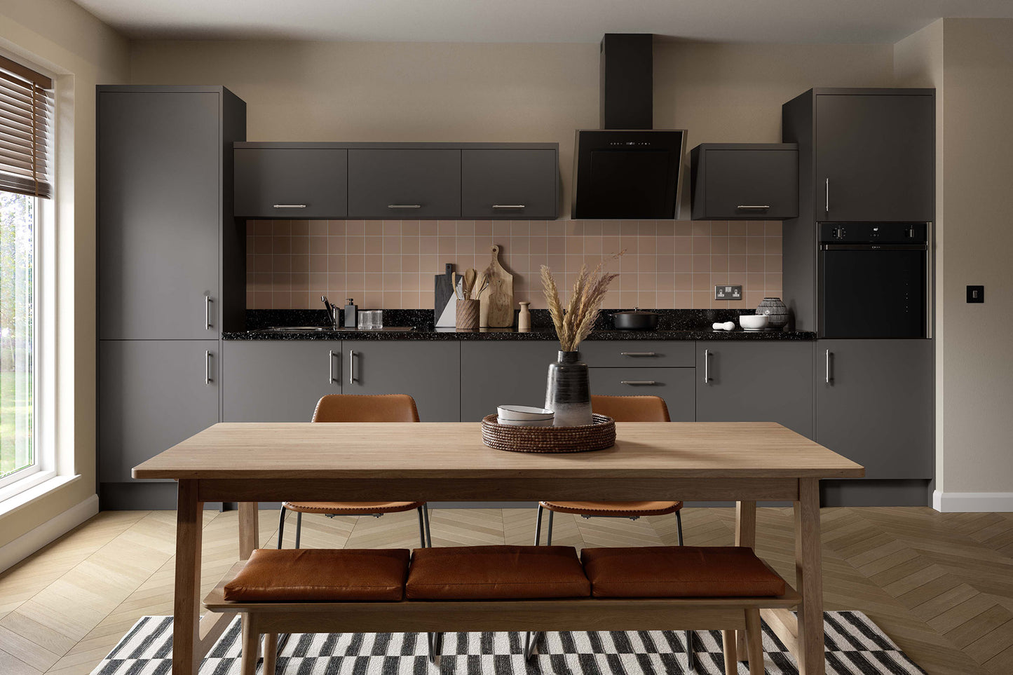 Slab Matt Graphite 570 x 396 Sample Door