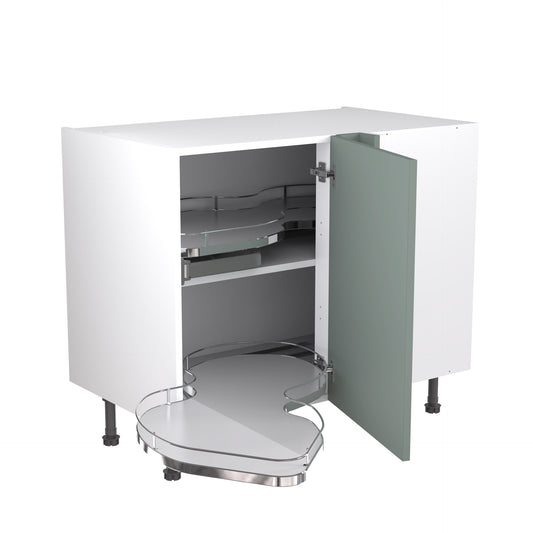 1000 Base Cabinet With Dual-Handed Nuvola Blind Corner