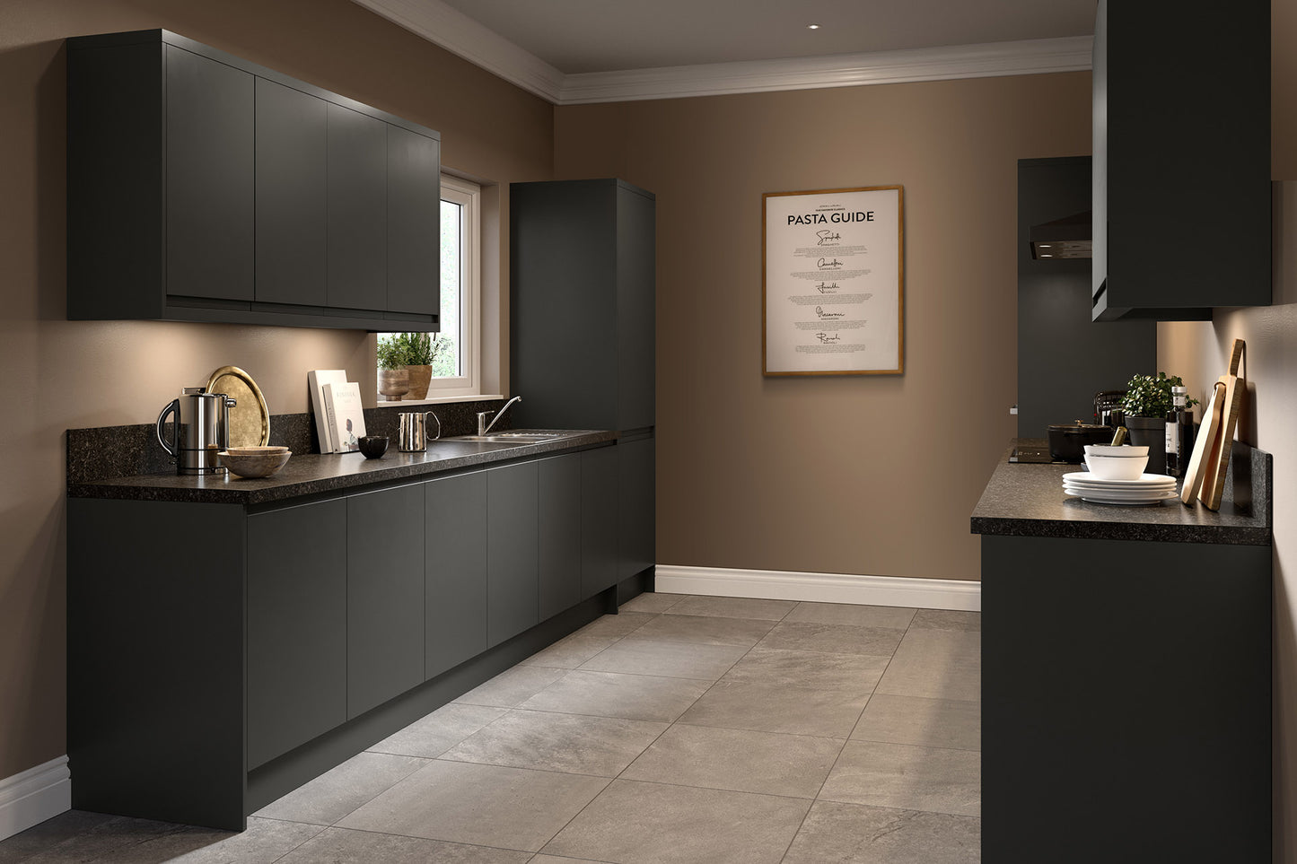 J-Pull Matt Graphite 570 x 396 Sample Door